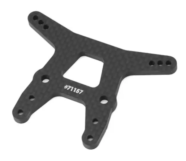 Team Associated 71157 Rc10t6.4 Carbon Front Shock Tower (Gullwing Arm) 1