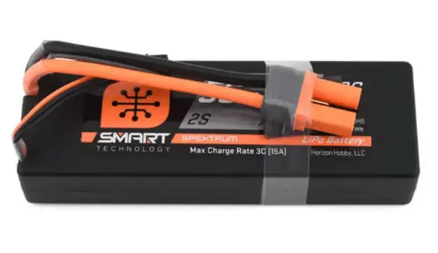 Spektrum Rc Spmx50002s30h 2S Smart Lipo Hard Case Battery Pack W/Ic5 Connector (7.4V/5000Mah) 1