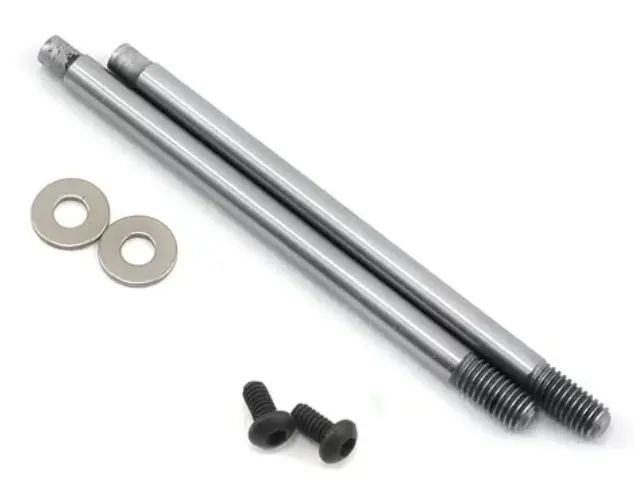 Team Associated 91620 3X27.5Mm V2 Chrome Screw Mount Shock Shaft (2) 1