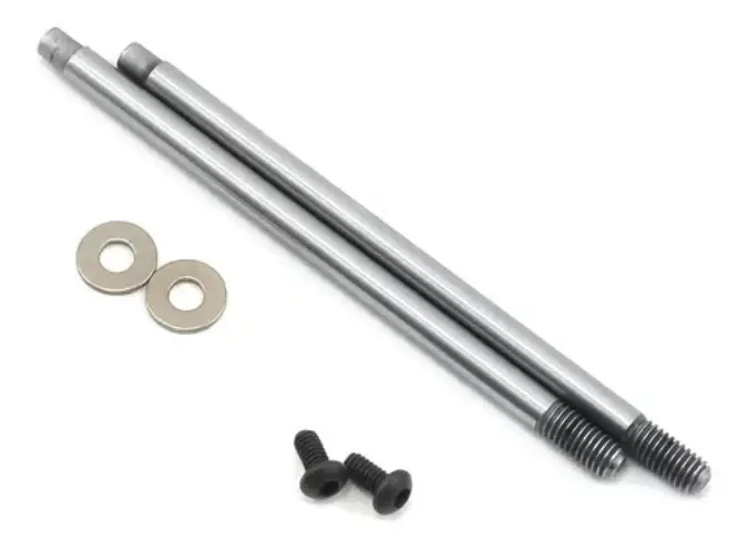 Team Associated 91624 3X35mm V2 Chrome Screw Mount Truck Rear Shock Shaft (2) 1