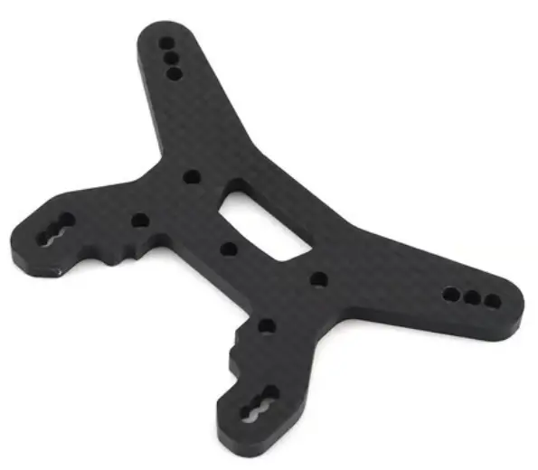 Team Associated 92266 Rc10b74.1 27.5Mm Carbon Fiber Rear Shock Tower 1