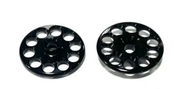 Gfrp Gfr-1045-Bl Sprint Car Wing Buttons (Black) 1