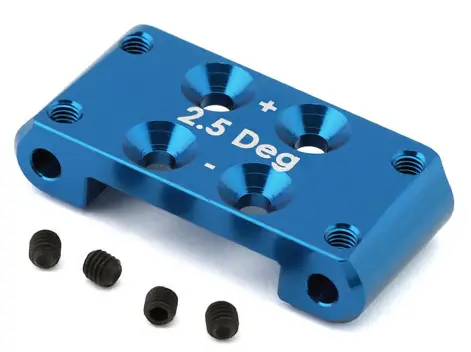 Team Associated 92437 Rc10b7 Factory Team Aluminum Front Bulkhead (+/-2.5 Deg) 1