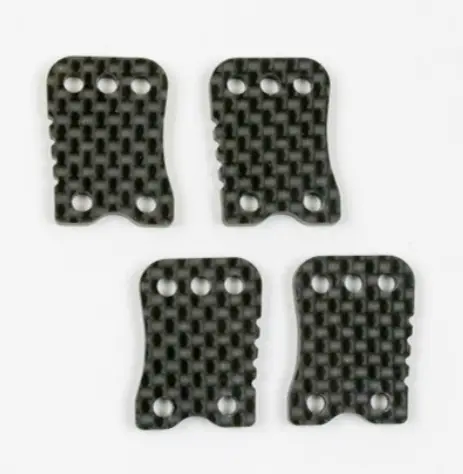 Flashpoint Fp2180 Graphite Rear Camber Link Plates 4 Dot (4Pcs): X8r/X8tr 1