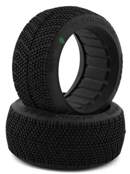 Jconcepts 4071-02 Falcon 1/8 Off-Road Buggy Tires (2) (Green) 1