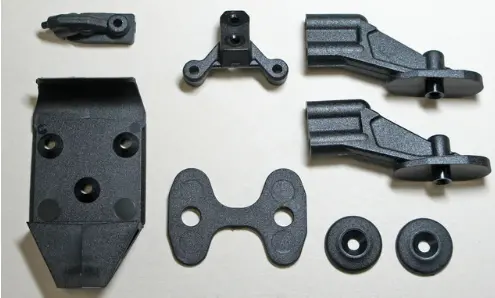 Mugen Seiki B2803 Front Bumper, Wing Mount Set: Msb1 1