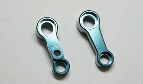 Mugen Seiki B2708 Aluminum Steering Bellcranks L/R 1