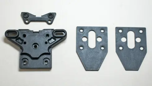 Mugen Seiki B2107 Front Bulkhead And Kick Shims: Msb1 1