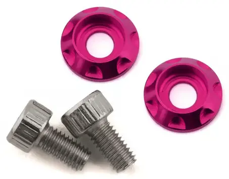 Team Brood Bro-Tbr-M3mwkithsk6 M3 Motor Washer Heatsink W/Screws (Pink) (2) (6Mm) 1