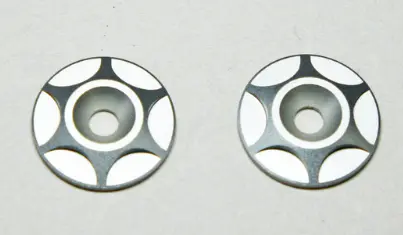 Mugen Seiki B2805 Aluminum Wing Button (2Pcs): Msb1 1