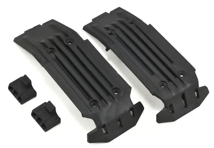 Traxxas 7744 X-Maxx Front & Rear Skidplate W/Rubber Impact Cushion 1