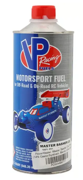 Vp Powermaster 4496717 Master Basher Car Fuel (14% Castor/Synthetic Blend) (One Quart) 1