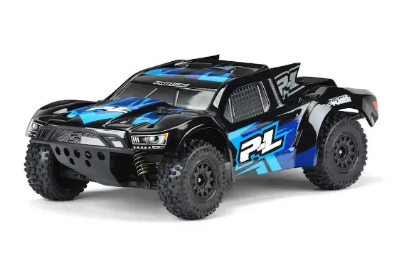 Pro-Line 3458-18 Flo-Tek Fusion Pre-Painted Pre-Cut Short Course Body (Black) (Slash, Slash 4X4, Sc5m, 22Sct, Pro-Fusion Sc 4X4) 1