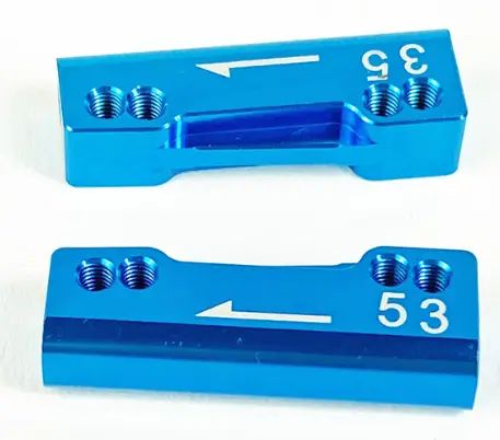 Custom Works 2445 Rear Toe Block 3-5 Deg M3(Pair) 1