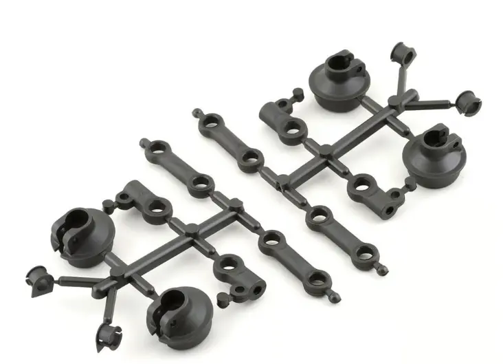 Team Associated 81512 Rc8b4 Spring Cups & Shock Rod Ends 1