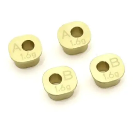 Kyosho Ifw606b Brass Rear Hub Carrier Bush Set(Mp10) 1