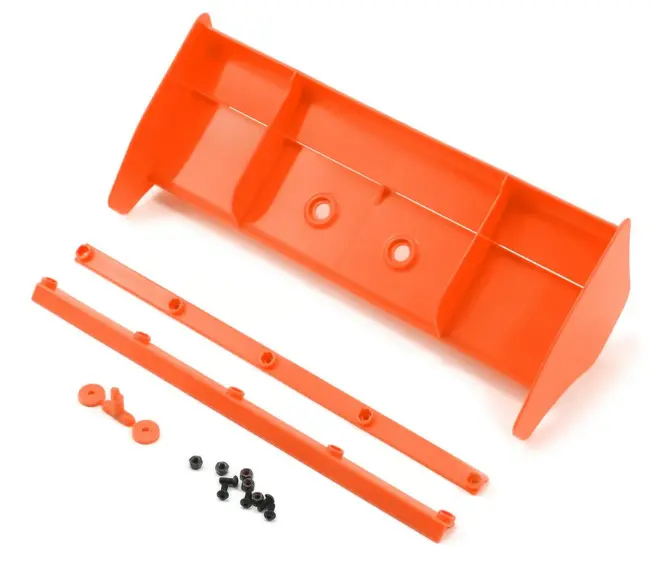 Kyosho If491ko Mp9 Tki4 1/8 Plastic Wing W/Wickerbills (Orange) 1