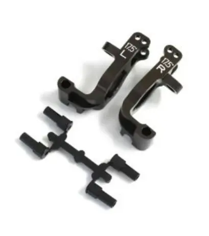 Kyosho Ifw474b Al Front Hub Carrier Set(L,R/17.5ﾟ/Gum Metallic) 1