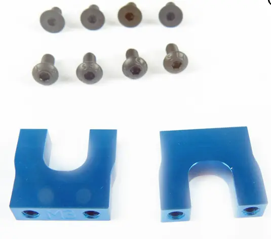 Custom Works 8438 Aluminum Servo Mounts M3 (Pr) 1