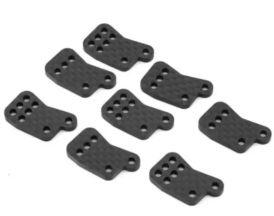 Team Associated 81649 Rc8b4.1 Factory Team Carbon Fiber Rear Hub Tower Set 1