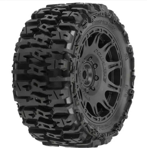 Proline 1024010 1/6 Trencher F/R 5.7” Tires Mounted 24Mm Black Raid 8X48 Hex (2) 1