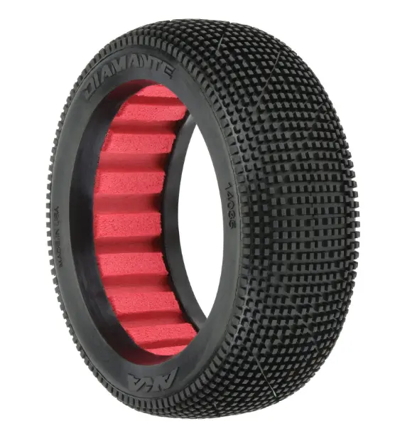 Aka 14035Xr 1/8 Diamante Soft Long Wear Front/Rear Off-Road Buggy Tires (2) 1