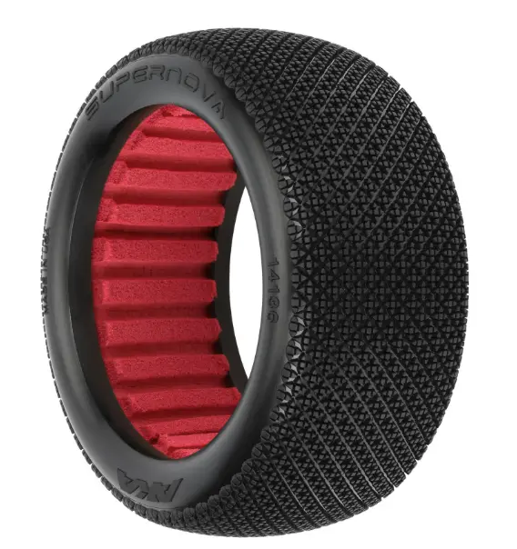 Aka 14136Qr 1/8 Supernova Super Soft Longwear F/R 4.0 Off-Road Truck Tires (2) 1