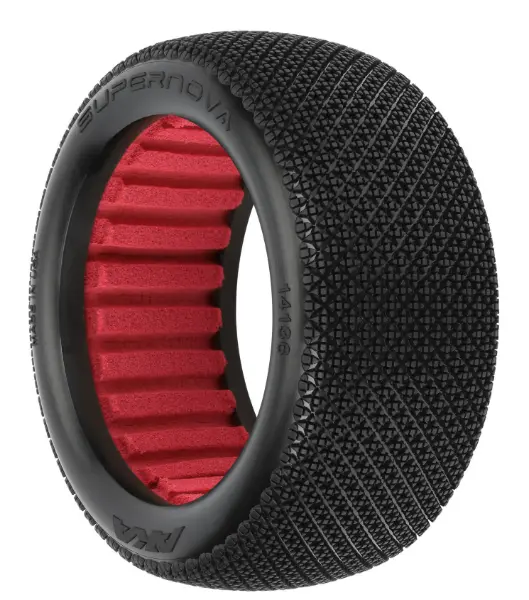 Aka 14136Xr 1/8 Supernova Soft Longwear F/R 4.0 Off-Road Truck Tires (2) 1