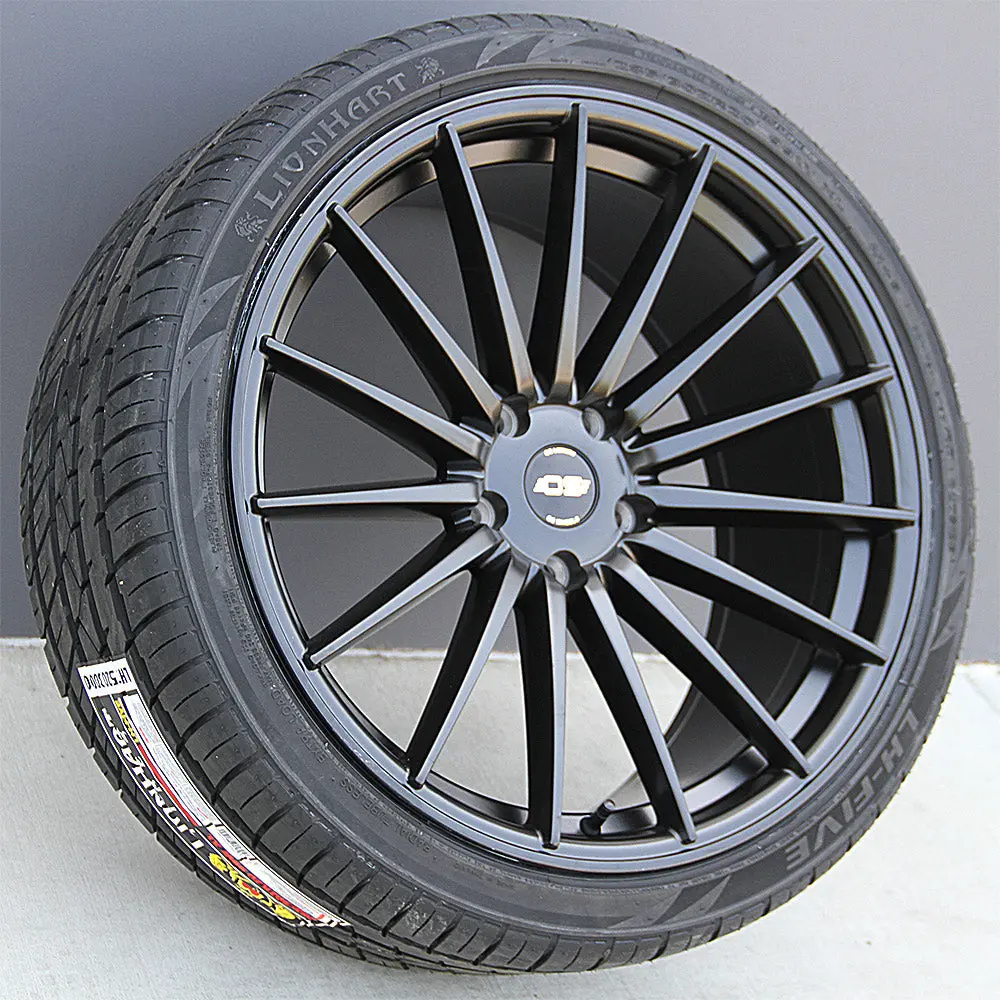 Os Si02 20X9 & 20X10 5X120 Et32 Matte Black Fit Bmw 4Series 5Series 6Series 7Series 2