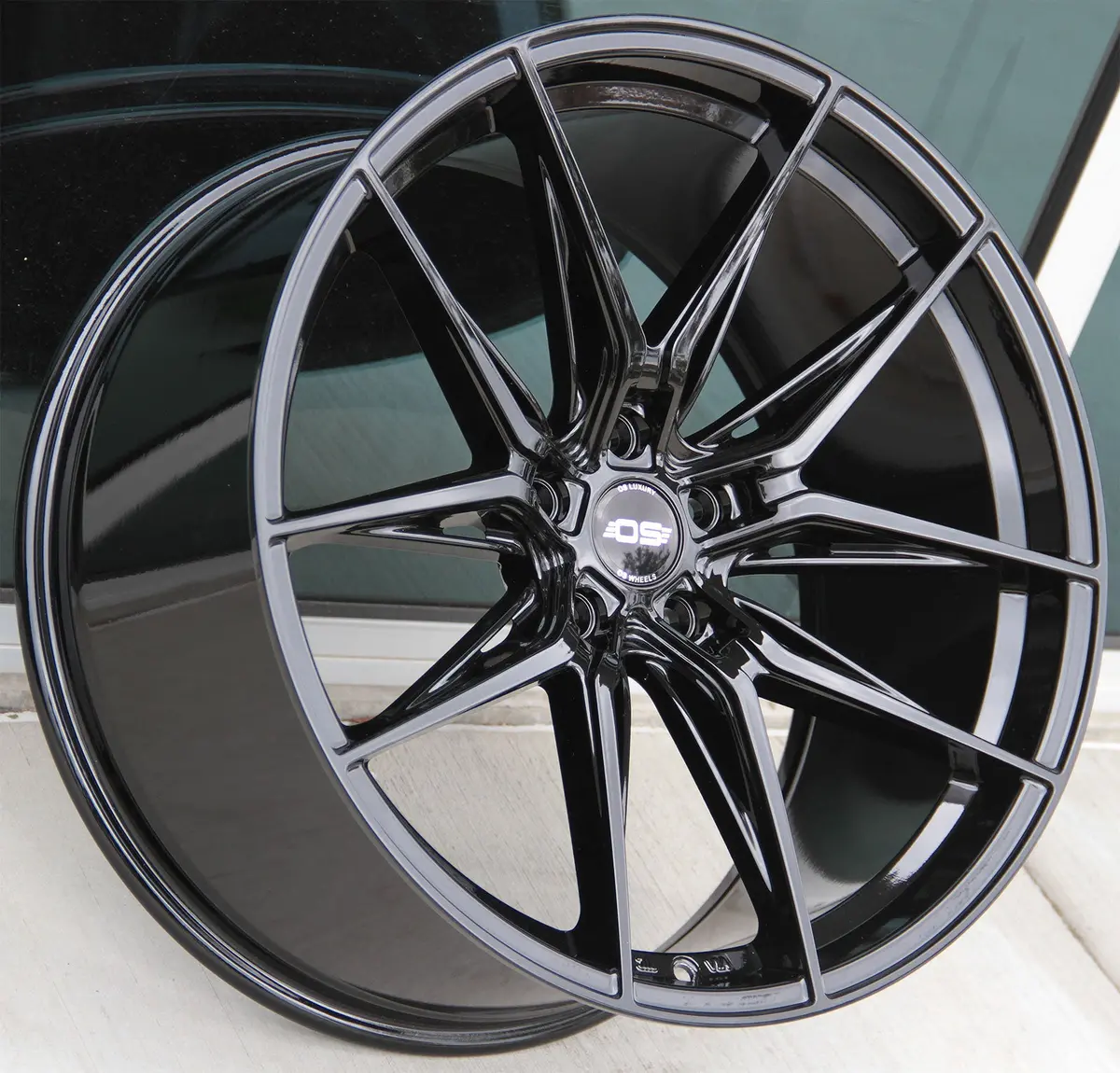 Os Wheels Si04 Gloss Black 4