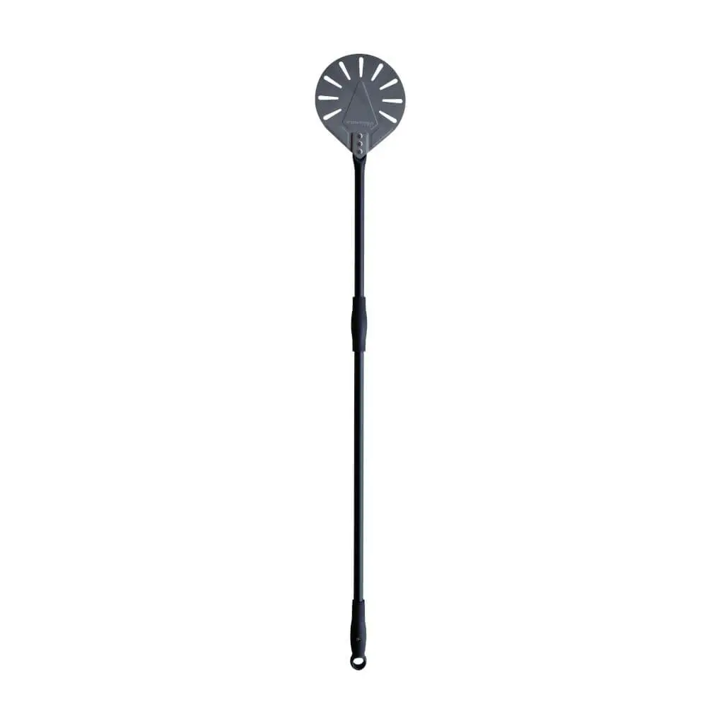 Long Fontana Round Pizza Turning Peel With Black Handle 1