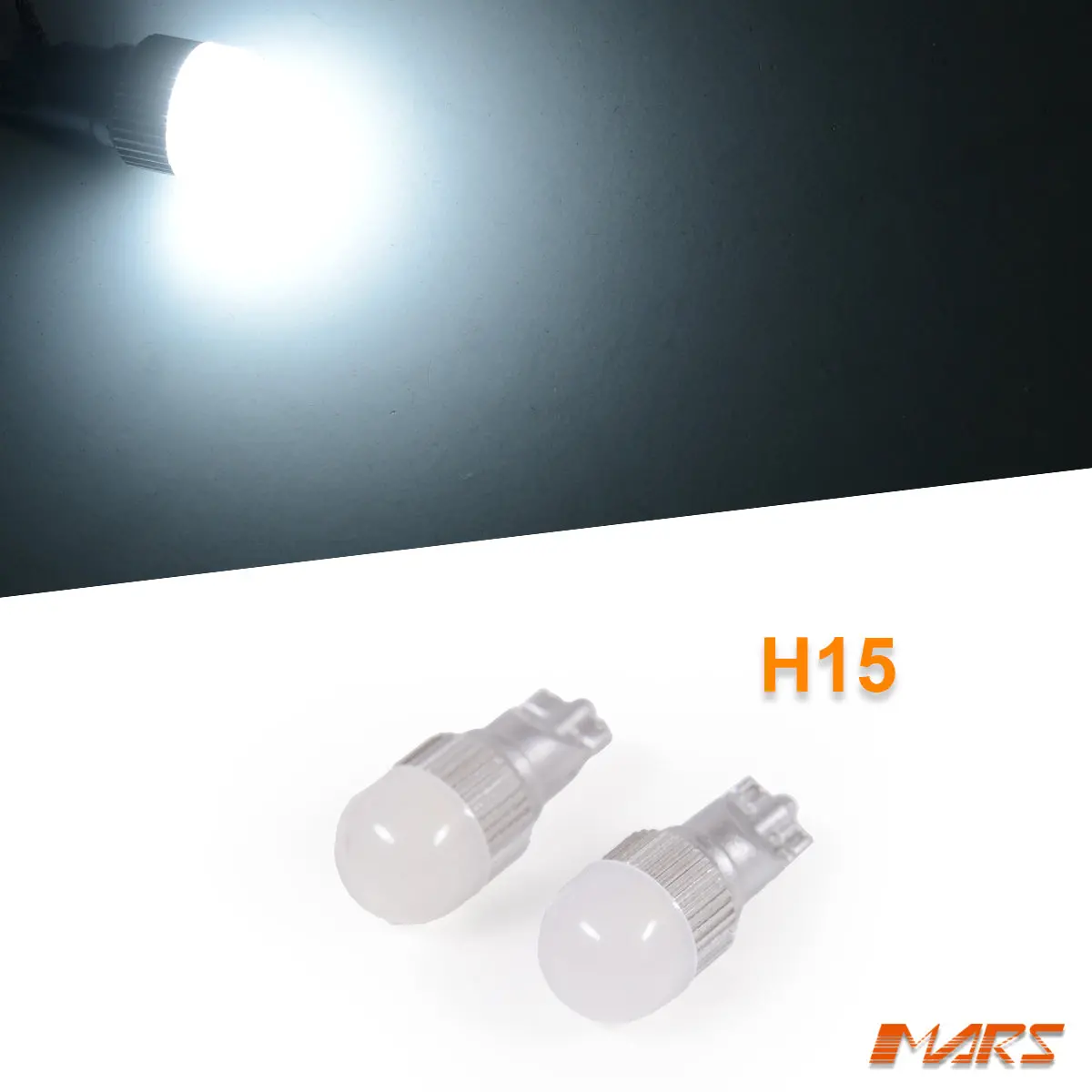 2X Mars Super Bright 3D Smd T15 White Light Led Bulbs 1