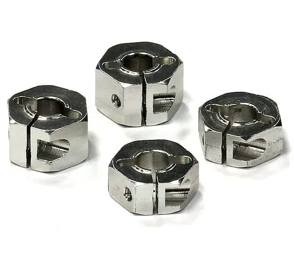 Integy T8677silver Hex Wheel Hubs Slash 2Wd 1