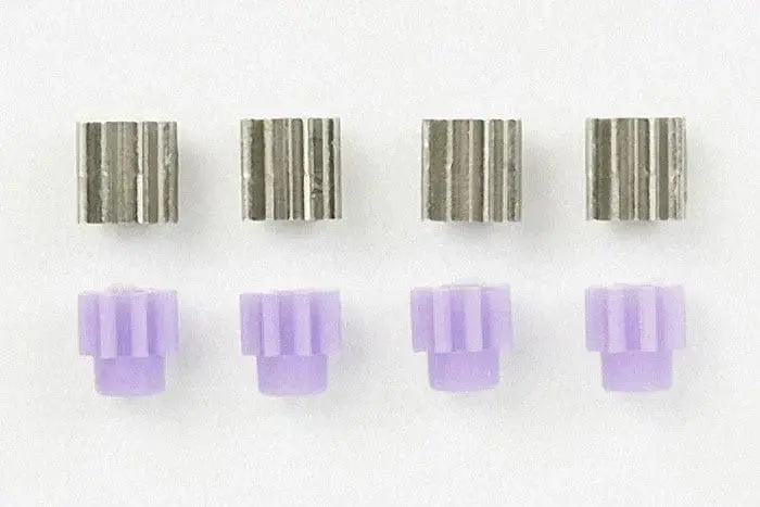 Tamiya 15289 Jr Rc 8T Pinion Gear Set - Metal/Plastic 1