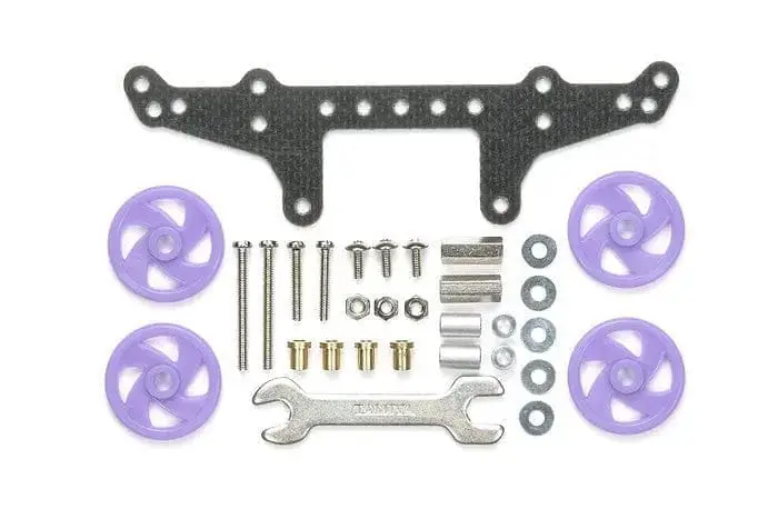 Tamiya 15425 Jr Frp Rr Double Roller Stay - W/19Mm Low Friction Rollers 1