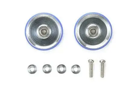 Tamiya 15426 Jr 19Mm Aluminum Rollers - W/Plastic Rings (Dish Type) 1