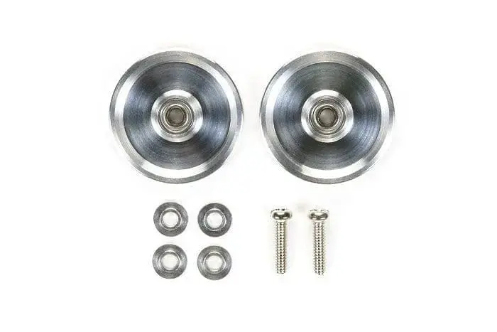 Tamiya 15464 Jr Hg Alum Ball-Race Rollers - 19Mm (Ringless) 1