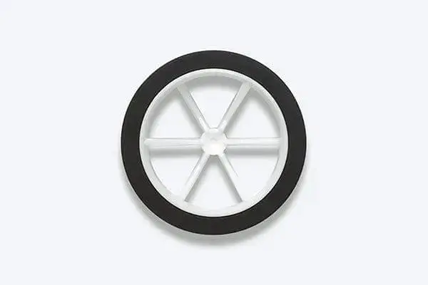 Tamiya 15511 Jr Lg Dia Lp Tires/6-Sp Wheels - Large Diameter/Low Profile 1
