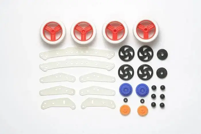 Tamiya 94803 Jr Frp Reinforcement Set - Ms Chassis (Natural Color) 1