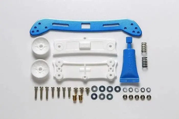 Tamiya 95056 Jr Wide Front Sliding Damper - Blue 1