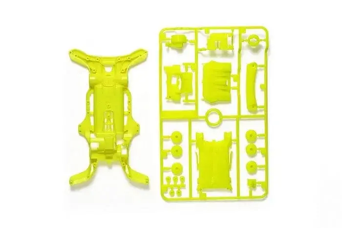 Tamiya 95202 Jr Ar Fluorescent Chassis - Yellow 1