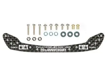 Tamiya 95253 Jr Hg Carbon Front Stay 1.5Mm - For Fully Cowled Mini 4Wd 1