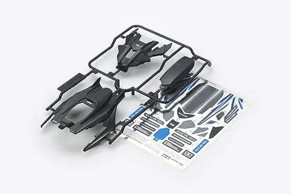 Tamiya 95312 Jr Body Set Dcr-01 - Gun Metal 1
