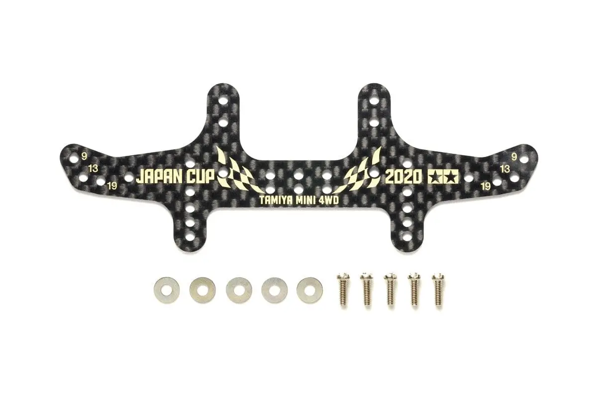 Tamiya 95136 Jr Hg Multi Roll Setting Stay Rr 1.5Mm Carbon J-Cup '20 Gold 1