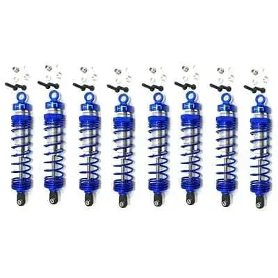 Td8100x06 Blue Aluminum Hd Big Bore Shocks (8) 1