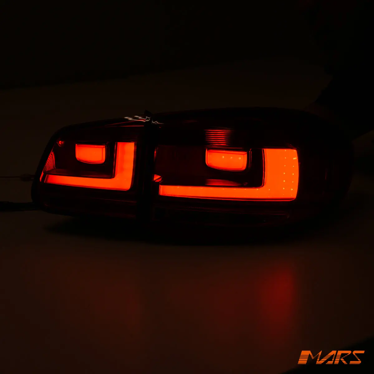 Clear Red Update Style Led 3D Stripe Bar Tail Lights For Volkswagen Vw Tiguan 5N 2008-2011 2