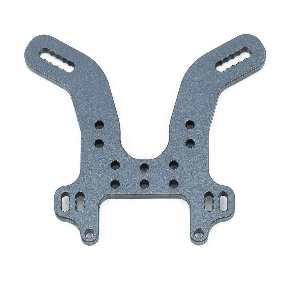 Tekno Rc Tkr9269e  Nb48 2.0 Aluminum Split Rear Shock Tower (Gunmetal) 1