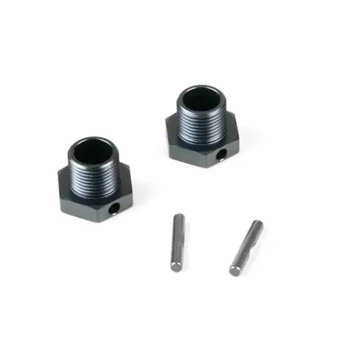 Tekno Rc Tkr9674 Nb48 2.1 Aluminum 17Mm Wheel Hub Set (Gun Metal) (2) (+1Mm Offset) 1