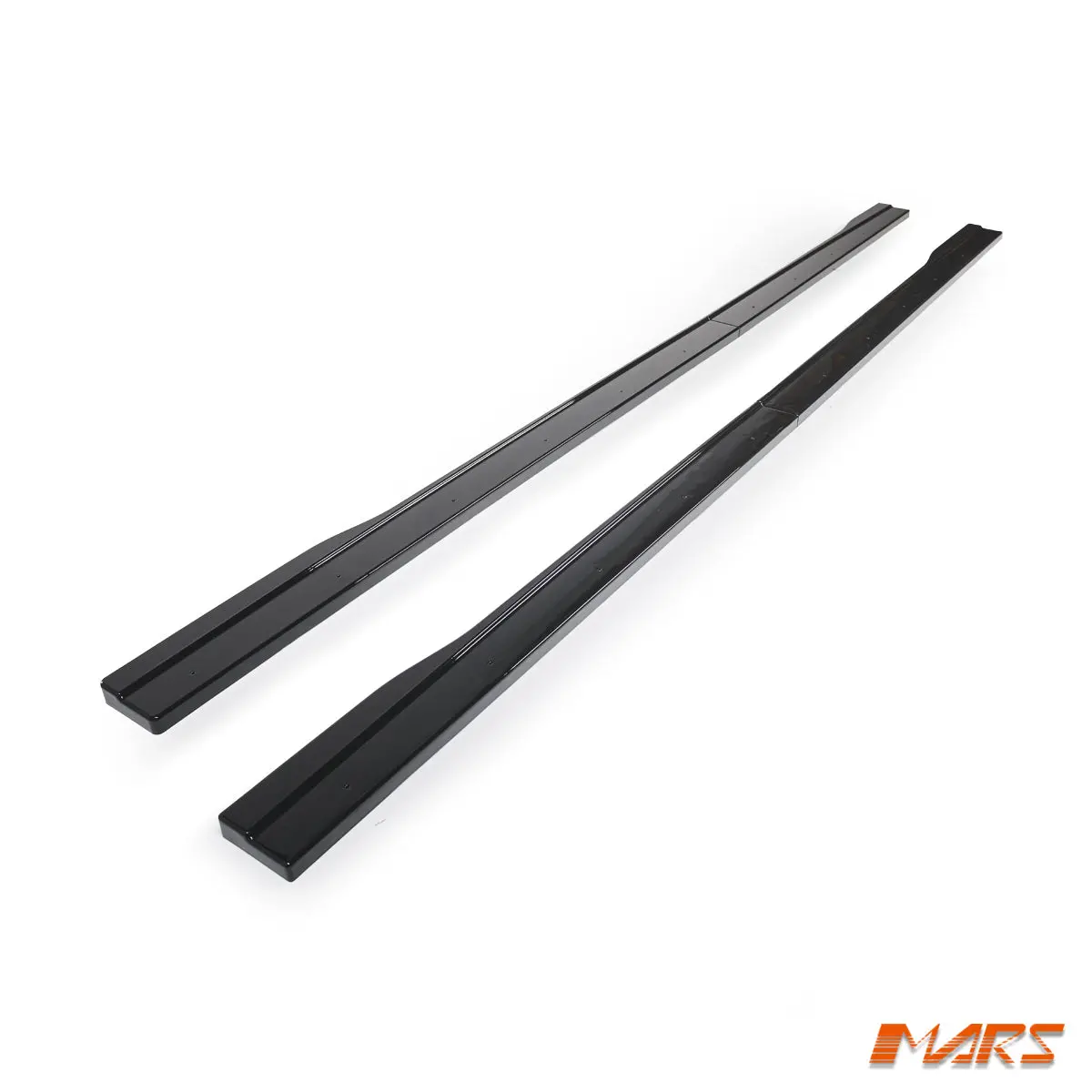 Gloss Black Lower Side Skirts Lip Spoiler Aero Bodykit For Ford Transit Custom Av Swb 2023+ 1