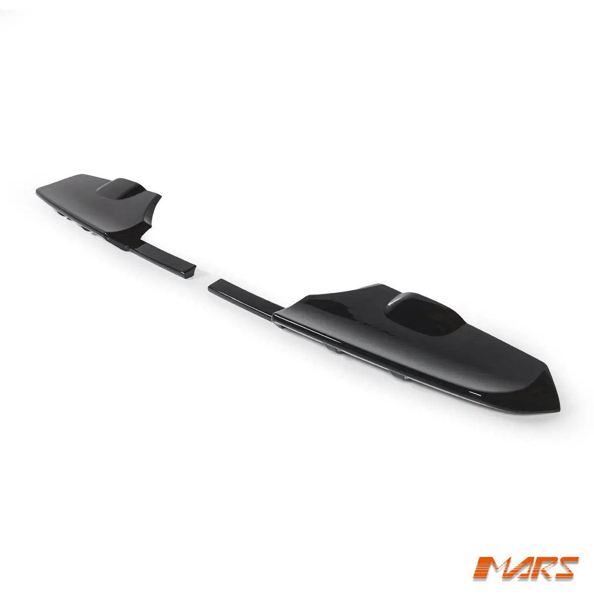 Gloss Black Double Barn Doors Rear Roof Spoiler Aero Bodykit For Ford Transit Custom Av (2023+) 1